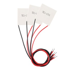 3PCS TEC1-12706 Heatsink 12V 6A 60W Thermoelectric Cooler 40mmX40mm Cooling Peltier Plate Module for Semiconductor Thermoelectric Heatsink Generation