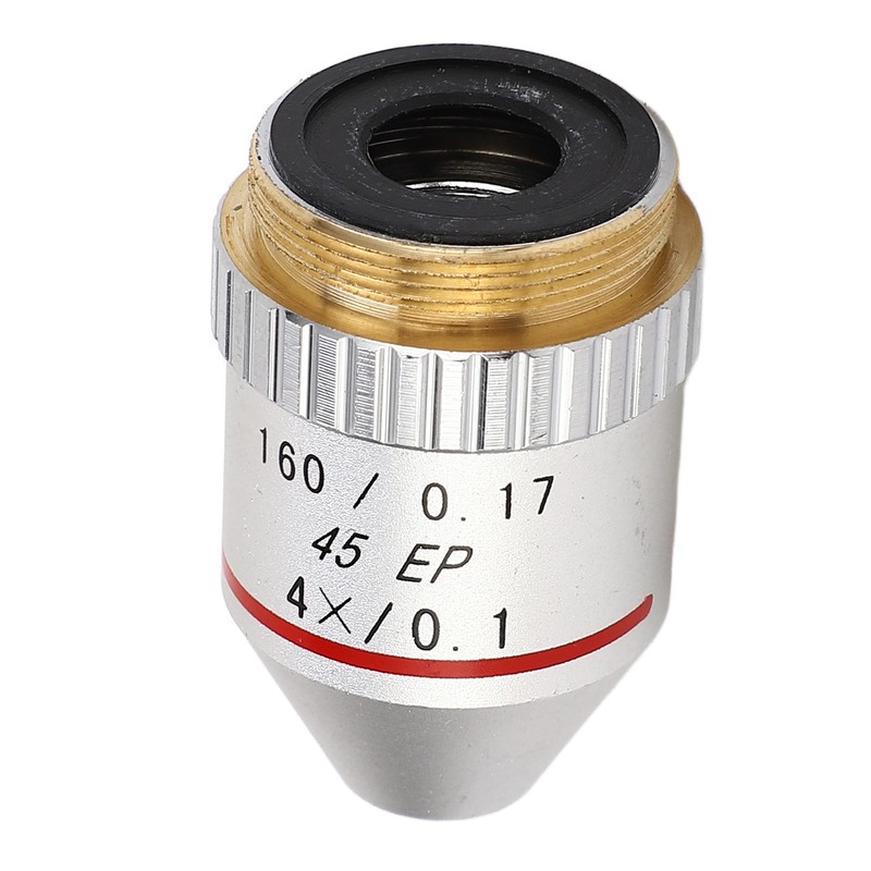 4X Objective Lens 195EP Achromatic Objective Lens Replacement for Biological