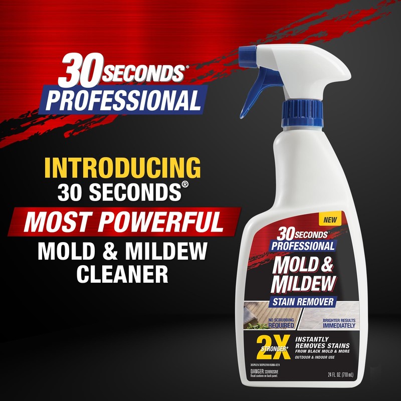 30 SECONDS Pro Mold and Mildew Stain Remover | Scrub