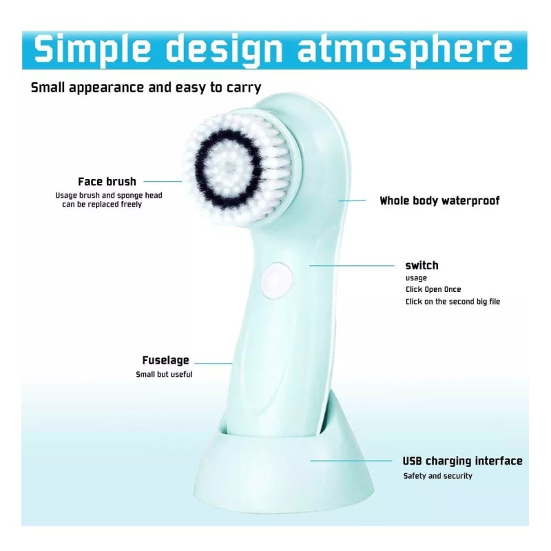 Gackoko Cepillo De Limpieza Facial, Tecnología Avanzada