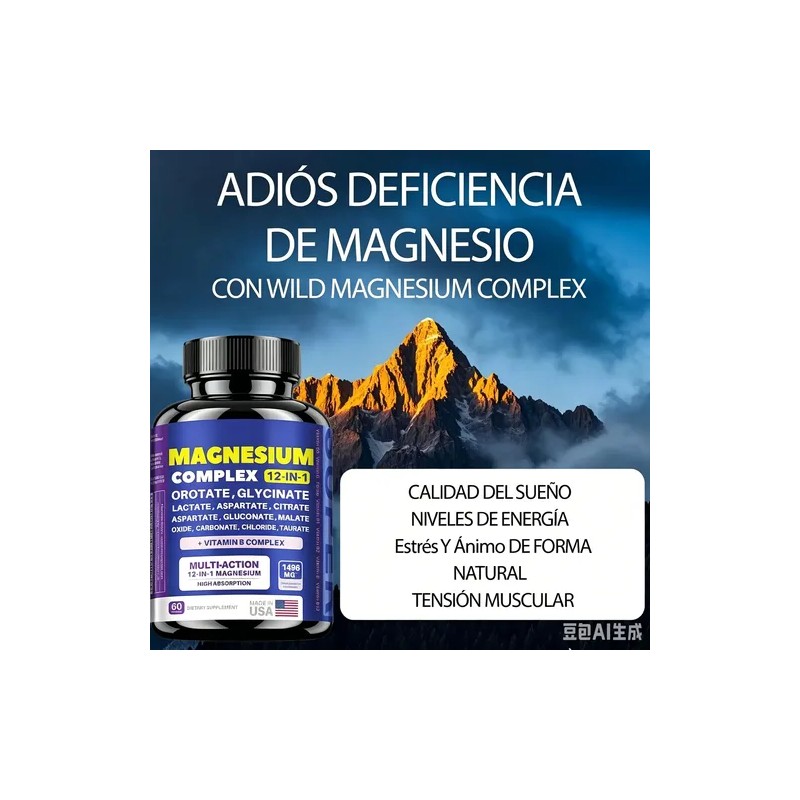 Complejo De Magnesio 7-en-1 - Glicinato