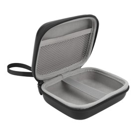 Digital Camera Hard Case, PU Leather Portable Dustproof Travel Protective Carrying Camera Bag Exquisite for Gift (Black)