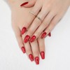 Valentine Press on Nails Square, True Red Cat Eye Press