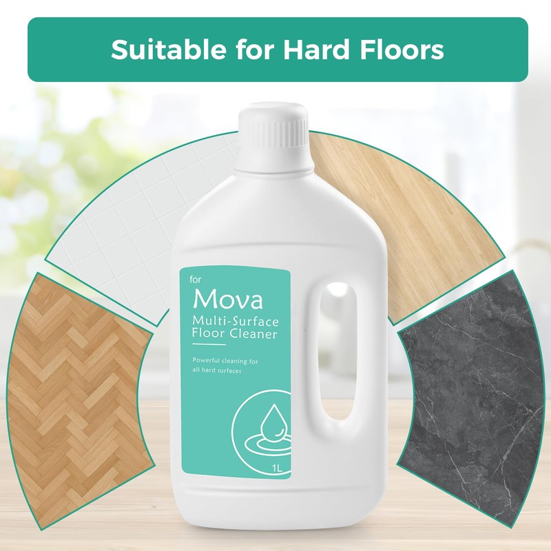 Floor Cleaning Solution for Mova Robot Vacuum and Wet Dry