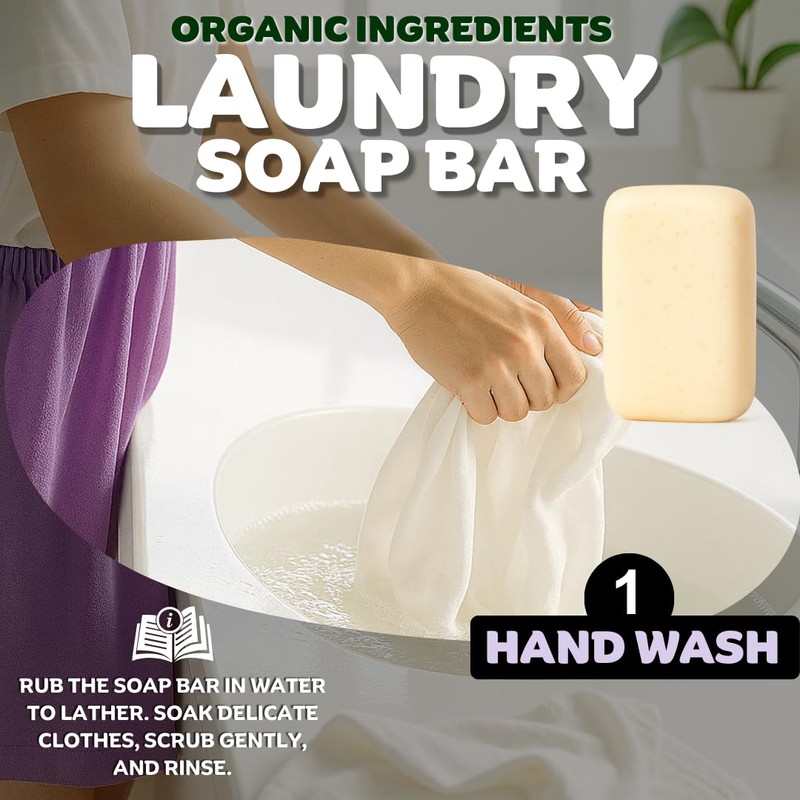 Laundry Soap Bar with Lavender for Sensitive Skin - Delicate