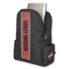 Harley-Davidson Classic Iconic H-D Sport Stripe Backpack, Rugged Polyester Black
