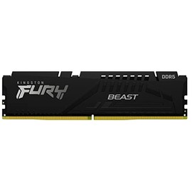 Kingston Fury Beast 16GB 5200MHz DDR5 CL40 Desktop Memory Single Module KF552C40BB-16