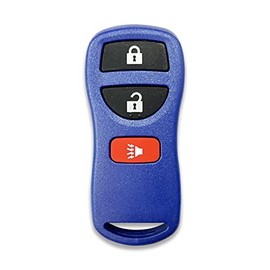 BestKeys 3 Button Keyless Remote Car Key Fob Replacement for Nissan with FCC ID: KBRASTU15, CWTWB1U415, CWTWB1U733, CWTWB1U821 Blue (1)