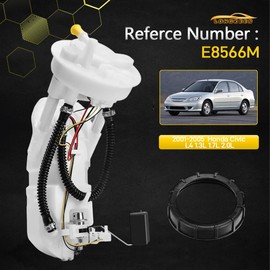 Fuel Pump Module Assembly, FIT Honda Civic 2001–2005 L4 1.3L 1.7L 2.0L, with Sending Unit – Replace OE# E8566M SP8011M 17045-S5A-A00 17045-S5A-A31