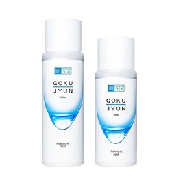 Hada Labo Gokujyun 2-piece set (lotion 170mL + milk 140mL + face wash band) / 하다라보 고쿠쥰 2종 세트 (로션 170mL+밀크140mL+세안밴드)