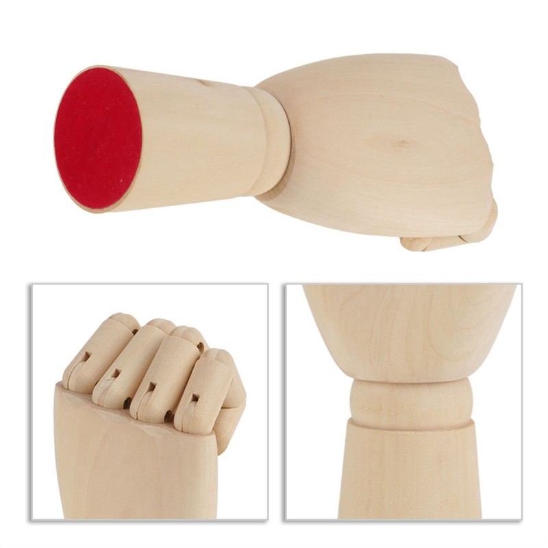 Women Hand Body Artist Model Jointed Articulated Wood Sculpture Mannequin
