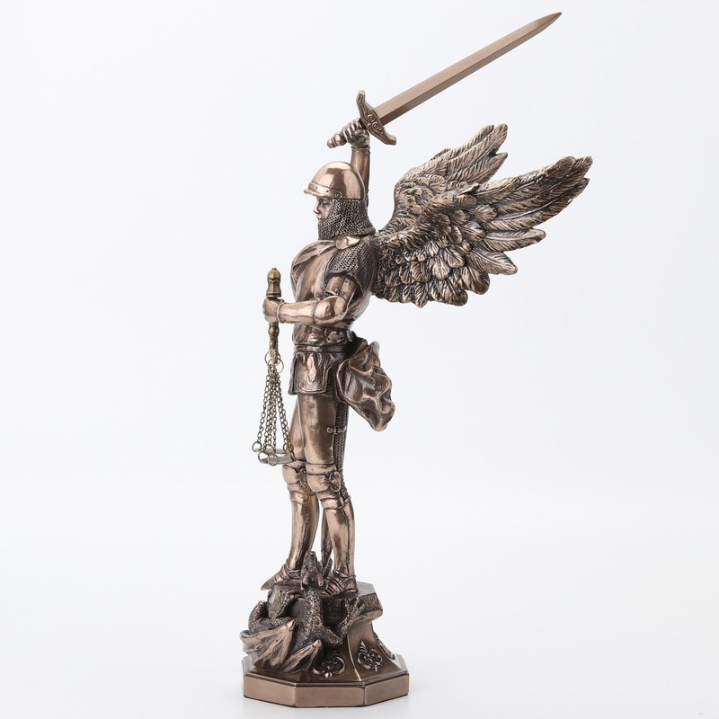 Veronese Design 11 3/8 inch Mont St Michel Archangel Saint