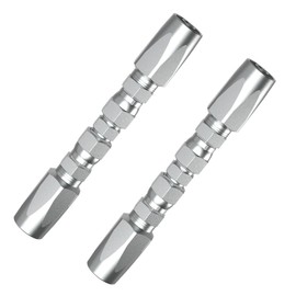 2Pcs 3/8inch Reusable Hydraulic Hose Field Repair Kit for Hydraulic Hose Crimper Fittings #06-06