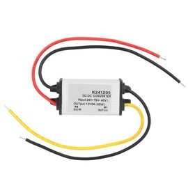 BuyWeek Power Supply Voltage Converter DC-DC Converter 24V to 12V, 5A Power Supply Aluminium Housing Power Supply Transformer for LED Strip Car Audio Radio LED Display