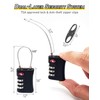 Oythiem TSA Approved Combination Luggage Locks & 4 Zipper Locks