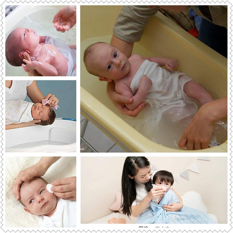 Gauze Handkerchief, Gauze Towel, Plain, Baby Bib, 4-ply Gauze Handkerchief,