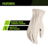 AWP Suede Leather Cowhide Work Gloves for Men and Women,