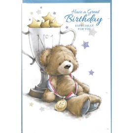 Happy Birthday Greeting Card for Him 13 x 19 cm Have a Great Birthday Especially For You
