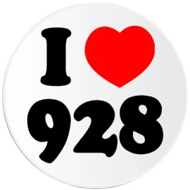 Kiwi Gifts I Love 928 - 25 Pack Circle Stickers 3 Inch - Area Code Yuma Arizona AZ