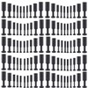 100Pcs Push-to-Connect Fitting Plug, Pneumatic Cap Style Blanking Plugs for