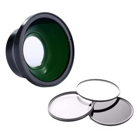 Canon PowerShot G7 X, G7x Mark II & G7x Mark III 0.45x High Definition Super Wide Angle Lens w/Macro + Filter Kit + Adapter