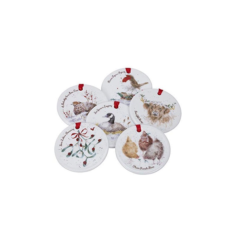 Portmeirion Home & Gifts WN4023-XG Wrendale 12 Days of Christmas