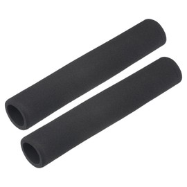 sourcing map Foam Tubing for Handle Grip Support, Pipe Insulation, ID 22mm OD 31mm Length 195mm Black 2pcs