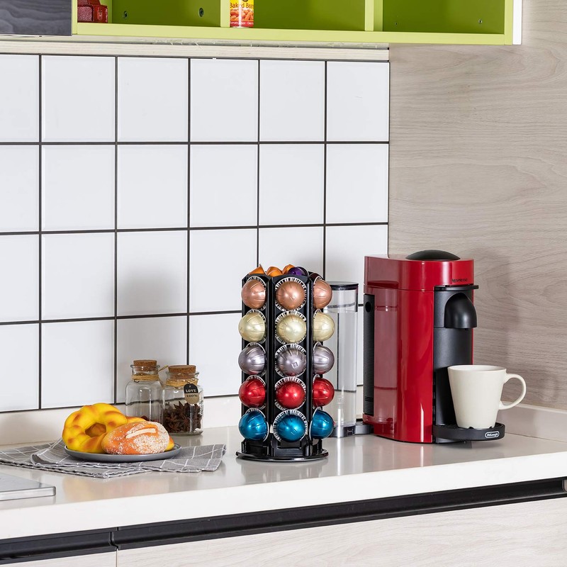 Rice rat for Nespresso Vertuo Coffee Pods Stand Carousel Storage