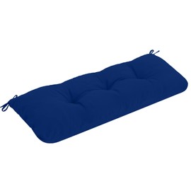 PRIMEPATIO Outdoor Bench Cushion Waterproof, Tufted Bench Seat Cushion 36 x 15 Inch, Patio Wicker Indoor Seat Pads for Outside Garden Patio Balcony, Navy