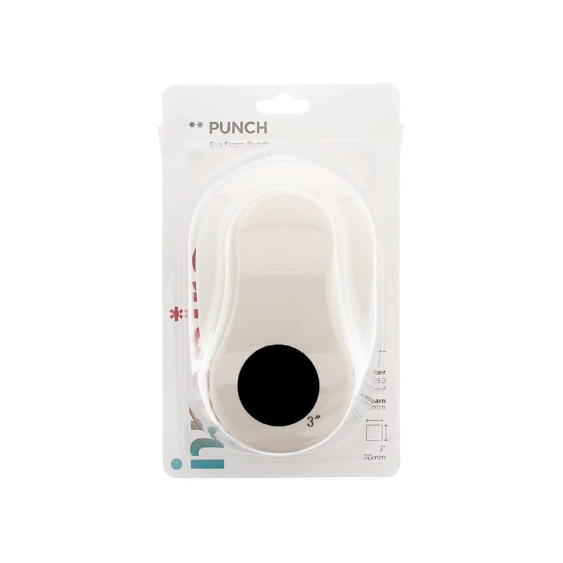 INNSPIRO Eva Foam Punch Circle 62 mm Punch for Scrapbooking