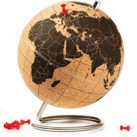 Suck UK Large Multi-Colour Cork Globe