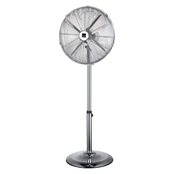 Taylor & Brown® Pedestal Cooling Fan Desk Fans Metal Floor Fan Oscillating Stand Standing Air Cooler Portable for Home or Office (16" Metal Stand Fan)