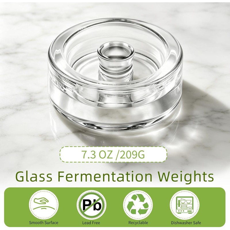 Nexboraque 9 Pack Glass Fermentation Weight, Easy Grip Fermenting Weights