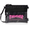 Slasher Sacoche Mini Shoulder Bag, Black/Pink