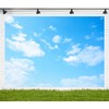 CORFOTO Fabric 9x6ft Sky Backdrop Theme Photography Bright White Cloud