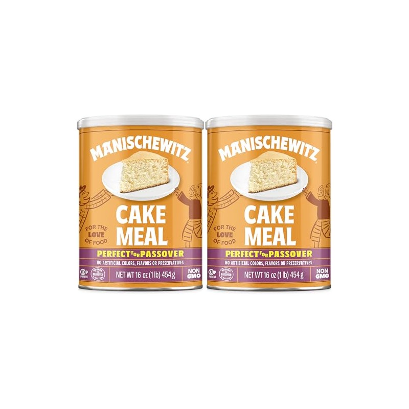 Manischewitz Cake Meal Non GMO Kosher For Passover 16 Oz