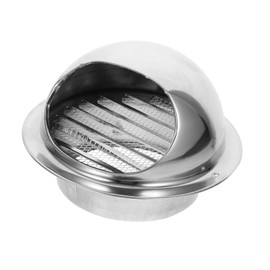 Tofficu Stainless Steel Exhaust Hood Vent Cover Round Soffit Vent for Rain Protection Easy Installation for Kitchen Bathroom and Home Ventilation Systems