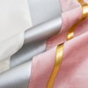 Set of 2 Velvet Pink Cushion Covers with Gold Striped