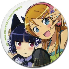 Great Eastern Entertainment Oreimo Kirino & Kuroneko Button, 2"