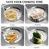 Berglander Kitchen Skimmer Slotted Spoon - Stainless Steel Spider Strainer