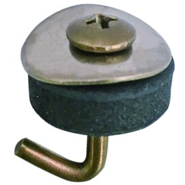 DAIDOHANT 37597 Stainless Steel Quick Detach Hooks, Corrugated Board Hooks, Bronze, Nominal Diameter: 1.2 inches (3.0 cm) x Length: 0.9 inches (22 mm), Pack of 100