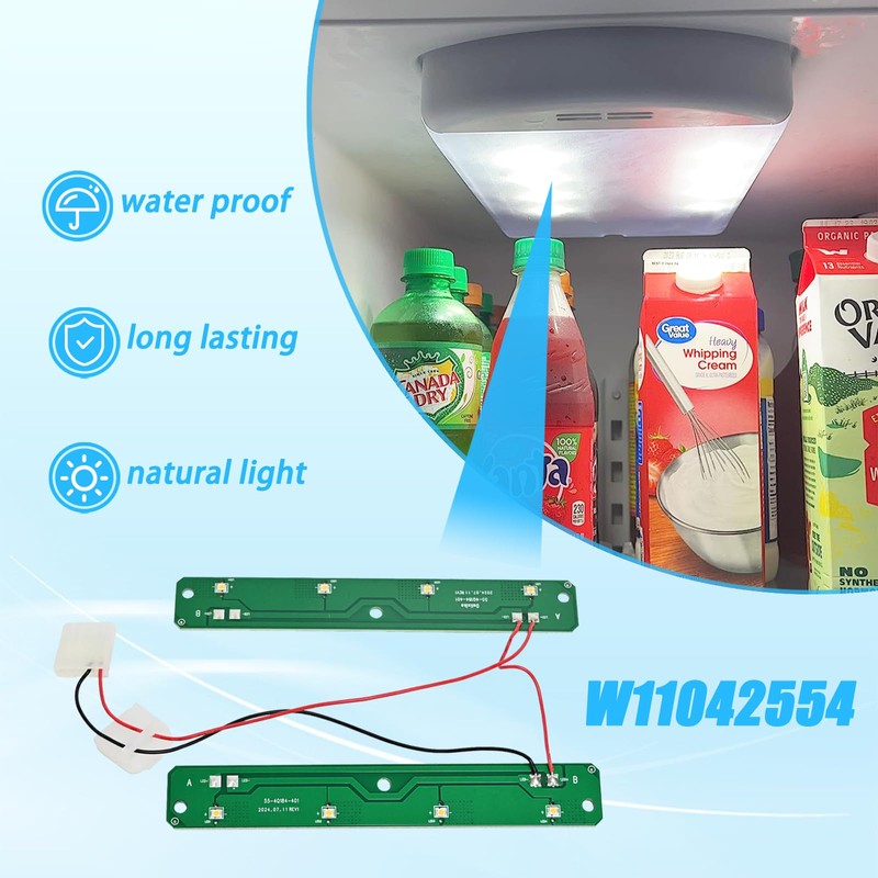 W11042554 W11527432 W11387579 W11333374 Refrigerator Light Assy Module Brand Fits