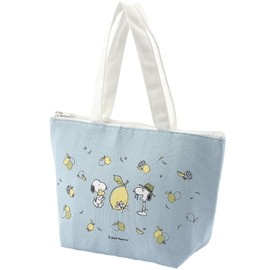 OSK TB-14 Insulated Tote Lunch Bag, Bento Bag, Purple, Peanuts, Fancy PNF, Made in Japan