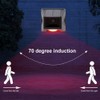 Solar Alarm Light with Motion Detector Outdoor Solar Strobe Light