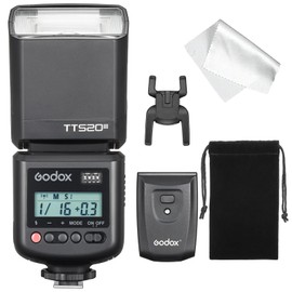 Godox TT520 III Speedlite Flash – 433MHz Wireless, GN33, 1/128-1/1 Power ±1/3, S1/S2 Modes, Compatible with Canon Nikon Sony Olympus Pentax Fuji with Single-Pin Hotshoe
