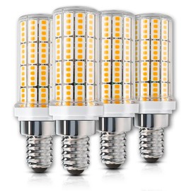 E12 LED Candelabra Light Bulbs, 200W Equivalent Chandelier Bulbs, 3000K Daylight White Non-Dimmable E12 LEDs Bulbs, 20W LED Light Bulb for Chandeliers, Ceiling Fan, Pendant, Wall sconces, Pack of 4