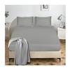 Light Grey Fitted Sheet Super King Size - 25cm Deep