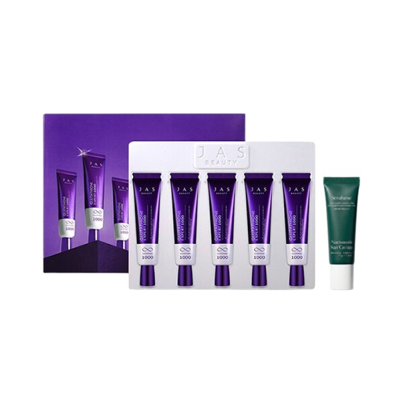 Jas Glutathione Cream 30ml 5 Piece Set + Cerapium Niacinamide