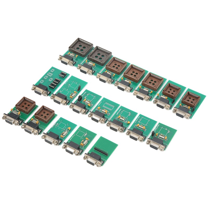 19 Pcs UPA Full Adapter Programming Eeprom Board Clip Adapter