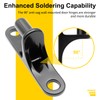 2 Pack Wall Mount Gate Hinges, 1-3/8 Inch 304 Stainless